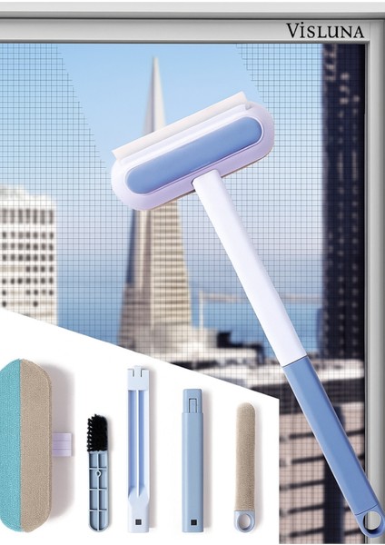 Cam Temizleme Aparatı Çok Amaçlı Kıl Tüy Toplayıcı Halı ve Koltuk Temizleyici