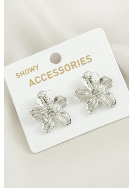 Orkide Trend Metal Küpe