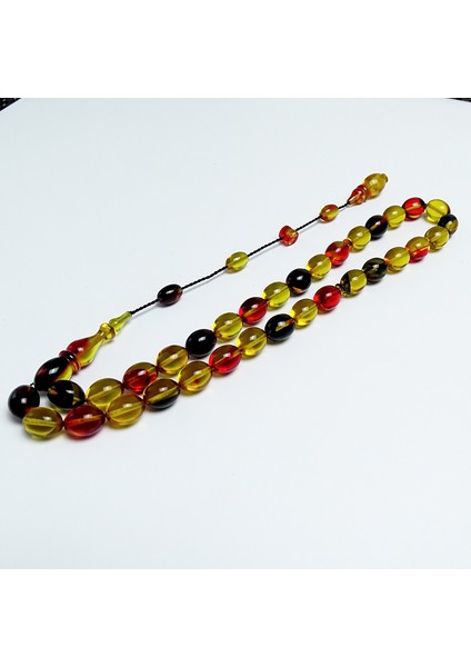 Oval Model Ateş Kehribarı Tesbih fiyatları