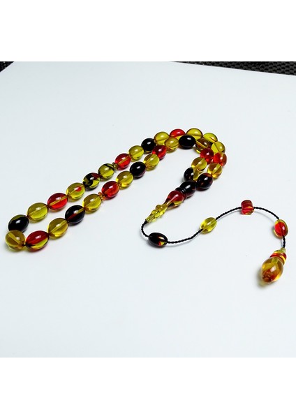 Oval Model Ateş Kehribarı Tesbih modelleri