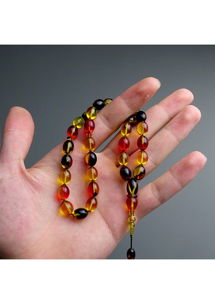 Oval Model Ateş Kehribarı Tesbih fırsatları