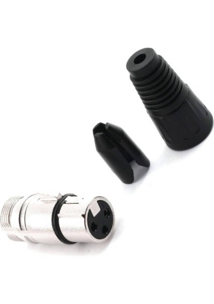 5’li Dişi 3-Pin Xlr Jak Konnektör Seti – Mikrofon ve Ses Kablosu Uyumlu Metal Konnektör fiyatları