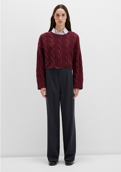 Antrasit Kumaş Pantolon 1011089-87829 modelleri