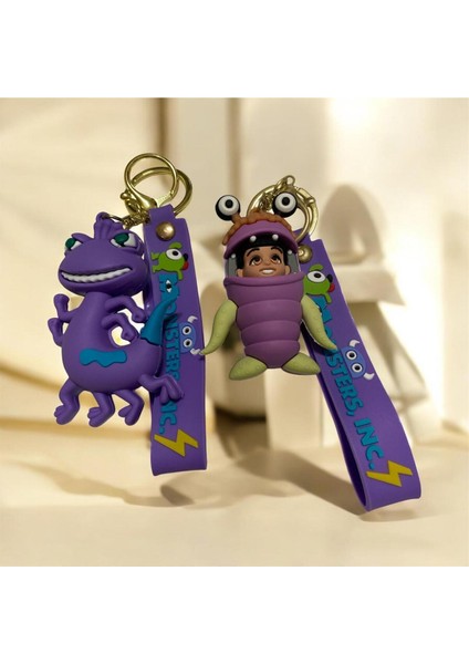 Sevimli Canavarlar Figürlü 2'li Anahtarlık – Çanta Süsü modelleri