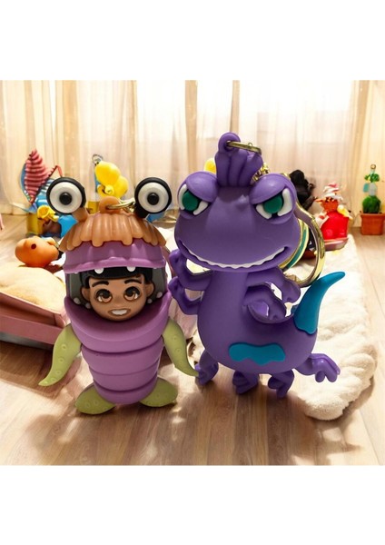 Sevimli Canavarlar Figürlü 2'li Anahtarlık – Çanta Süsü fırsatları