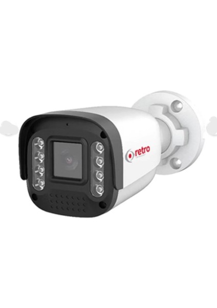 RT-AB1208 2mp 3.6mm Sabit Lens 8 LED Fullcolor Gece Renkli Ir Bullet Ahd Kamera