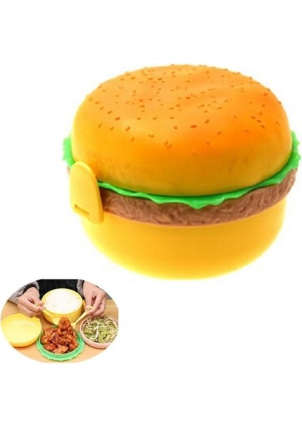 Hamburger Tasarımlı Beslenme Kabı