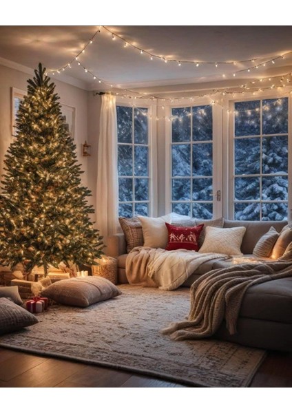 Dekoratif LED 10 Metre Animasyonlu Yılbaşı Süs Ip LED Işık fırsatları