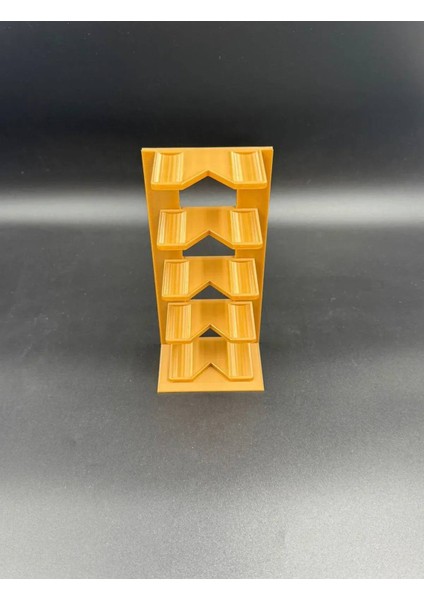 1:64 Ölçek Araç Sergileme Standı - 5 Araçlık - Altın Sarısı fırsatları