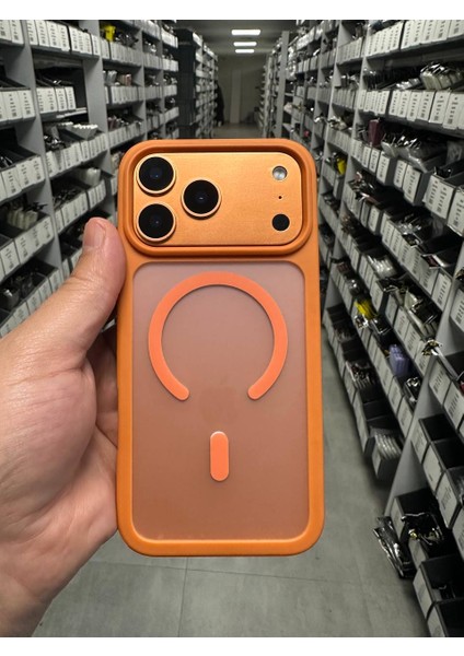 iPhone 17 Pro Max Kılıf Kamera Çıkıntılı Magsafe Şarj Destekli Yumuşak Kenarlı Mat Kapak fiyatları