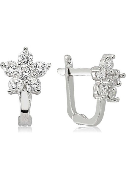 925 Ayar Gümüş Çiçek Küpe EA1080001 (800800) fiyatları