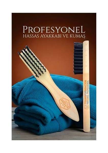 Nubuk Süet Paça Fırçası - Hassas Ayakkabılar Için Profesyonel Fırça