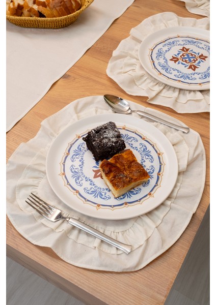 Lira | 7 Parça Çift Fırfırlı Sofa Sunum Seti 40 x 150 fiyatları