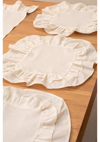 Lira | 7 Parça Çift Fırfırlı Sofa Sunum Seti 40 x 150 modelleri