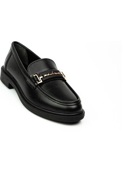 708 Moda Arena Siyah Kollej Günlük Kadın Ayakkabı