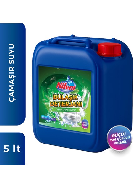 Bulaşık Deterjanı Güçlü Yağ Çözücü Formül 5 L