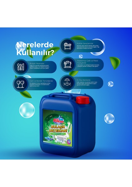 Bulaşık Deterjanı Güçlü Yağ Çözücü Formül 5 L fiyatları