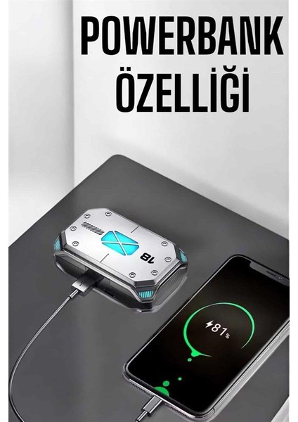 Oyuncu Kulaklığı Yeni Nesil Kablosuz Uzun Pil Ömrü Bluetooth Kulaklık - MCT9693-6694 indirimleri