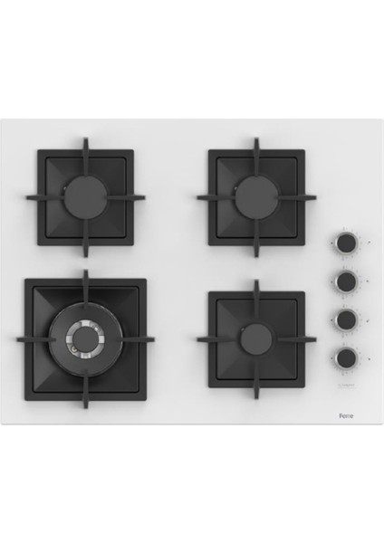 Fryart&flowart Bio Sessiz Davlumbaz Beyaz Ankastre Set ( D064-SA + SC406-WFA Wok + XE63CB ) fırsatları