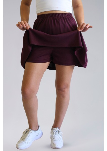 Mevsimlik Kadın Etek - Ecrin Kumaş Mevsimlik Mini Boy Kadın Şort Etek fırsatları