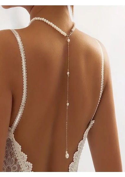 Şık Boho Chic Inci Vücut Zinciri modelleri