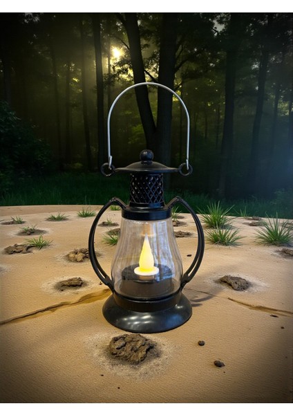 Nostaljik Sıcaklık Pilli Fener Şeklinde Gün Işığı Lamba 12 cm x 6 cm fiyatları