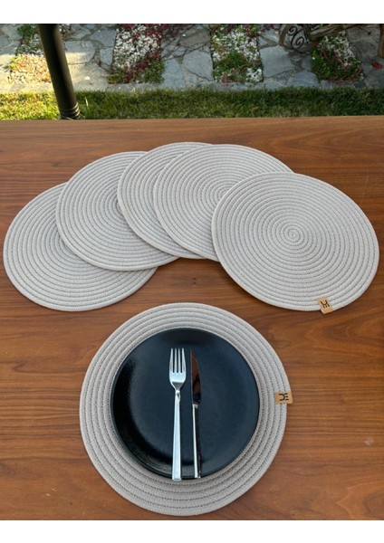 Tekstil 6’lı Yuvarlak Supla Takımı – Kolay Temizlenebilir, Modern Sofralar Için fırsatları