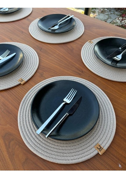 Tekstil 6’lı Yuvarlak Supla Takımı – Kolay Temizlenebilir, Modern Sofralar Için indirimleri