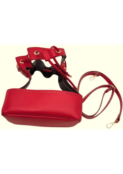 Torba Model Çanta Yapım Aparatı Kırmızı Renk Light Gold Metalli fiyatları