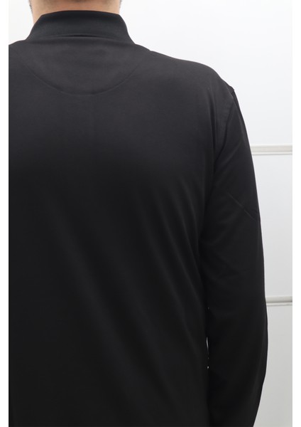 Fistan Store Erkek Düz Klasik Kesim Rahat Kalıp Polo Yaka Tek Cepli Kışlık Ince Sweat fırsatları