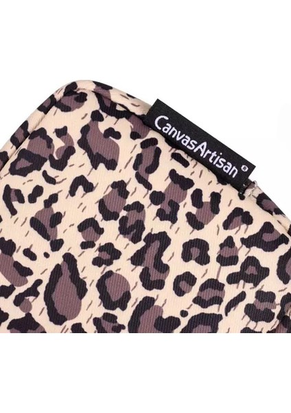 Canvasartısan H31-S11 Leopar Desenli Polyester Dijital Aksesuarlar Fermuarlı Saklama Kutusu Telefon Fare Taşıma Çantası (Yurt Dışından) modelleri