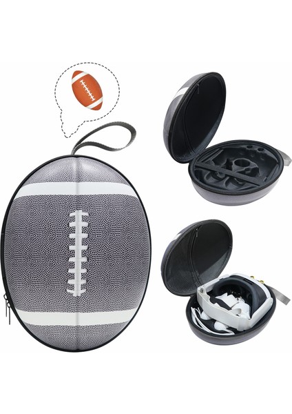 Jys JYS-MQ008 Meta Quest 3 Vr Gözlük Darbeye Dalı Taşıma Çantası Taşınabilir Sert Kabuk Çanta El Çantası - Logo / Siyah (Yurt Dışından)