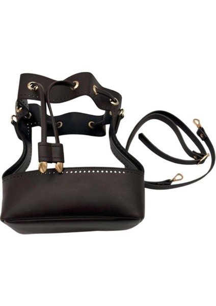 Torba Model Çanta Yapım Aparatı Koyu Kahve Light Gold Metalli fırsatları