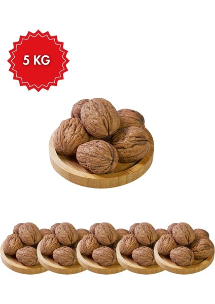 Kabuklu Ceviz 5 kg - Yeni Mahsul, Ince Kabuklu, Içi Dolgun