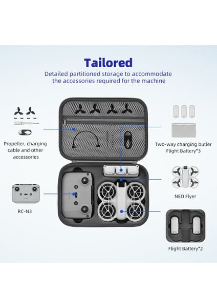Djı Neo Drone Koruyucu Kılıf Omuz Askılı Taşınabilir Saklama Çantası - Turuncu (Yurt Dışından) fırsatları