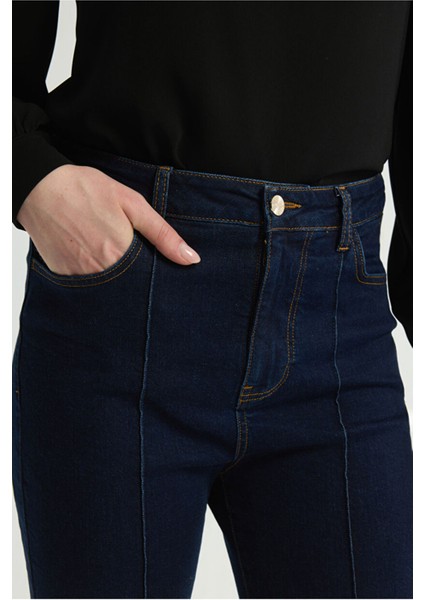 Ispanyol Paça Jean Pantolon Lacivert 153L9726000 fiyatları