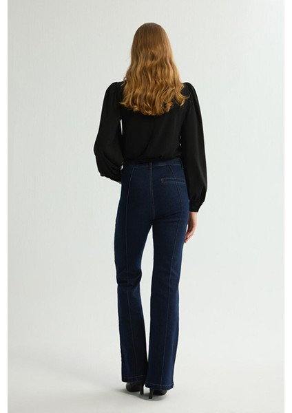 Ispanyol Paça Jean Pantolon Lacivert 153L9726000