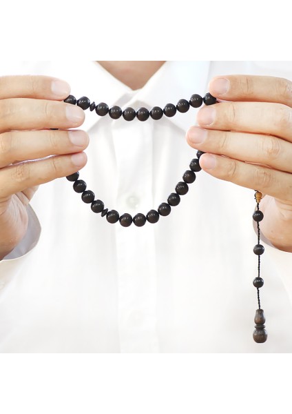 Sistemli Küre Kesim Abanoz Ağacı Tesbih fırsatları