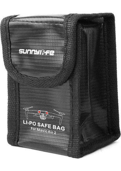 Sunnylıfe AIR2-DC257 Djı Air 2s/mavic Air 2 Için Patlamaya Dalı 2 Pil Saklama Çantası Lityum Pil Güvenlik Taşıma Çantası (Yurt Dışından) fiyatları