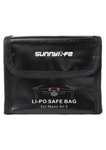 Sunnylıfe AIR2-DC257 Djı Air 2s/mavic Air 2 Için Patlamaya Dalı 2 Pil Saklama Çantası Lityum Pil Güvenlik Taşıma Çantası (Yurt Dışından) fırsatları