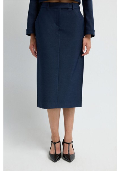 Yırtmaçlı Etek Lacivert 12745796000 fiyatları