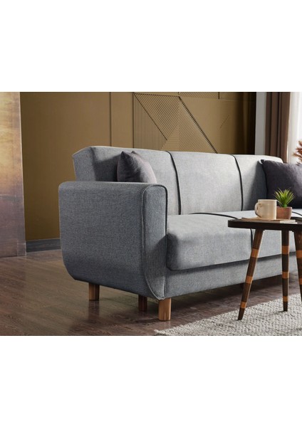 Flavia 3'lü Kanepe Salon, Oturma Odası Yataklı Bazalı modelleri