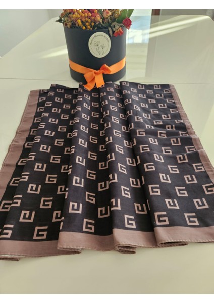 G Desenli Açık ve Koyu Kahve Renkleriyle Soft Şal fırsatları