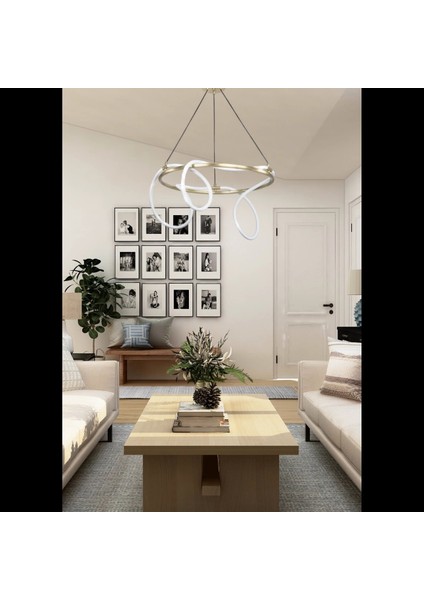 Yumuşak Boru Modern LED Avize - 50CM fiyatları