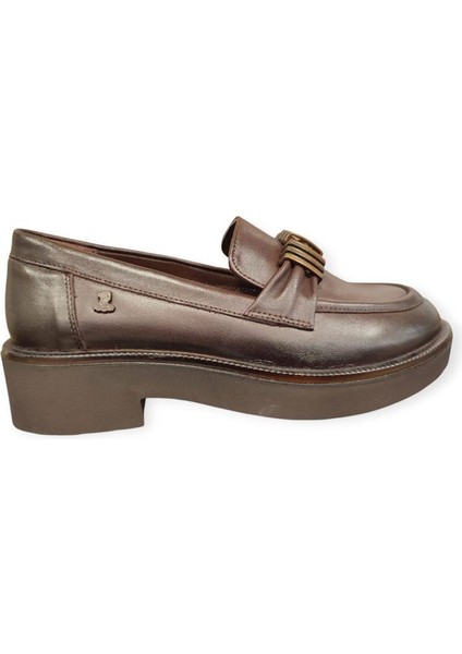 2411551K Kalın Taban Tokalı Loafer Deri Kadın Ayakkabı fiyatları