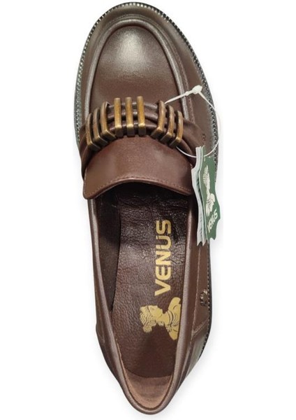 2411551K Kalın Taban Tokalı Loafer Deri Kadın Ayakkabı indirimleri