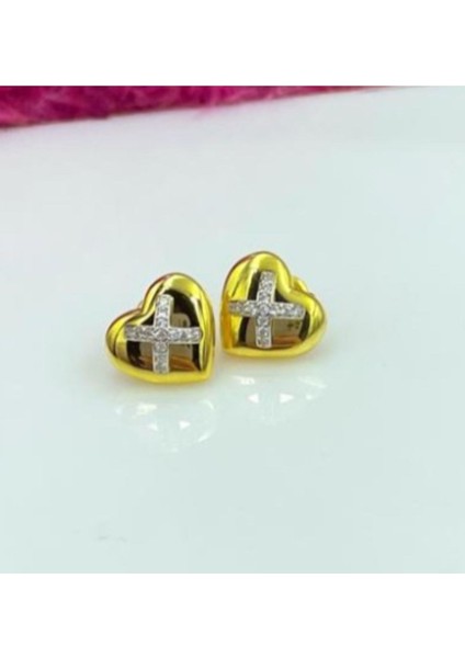 x Kalp Küpe modelleri