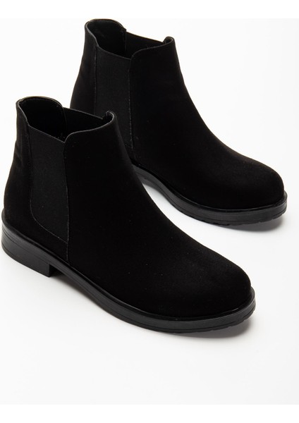 165-230 Siyah Süet Lastikli Günlük Kadın Bot fırsatları