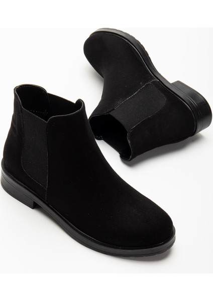 165-230 Siyah Süet Lastikli Günlük Kadın Bot indirimleri