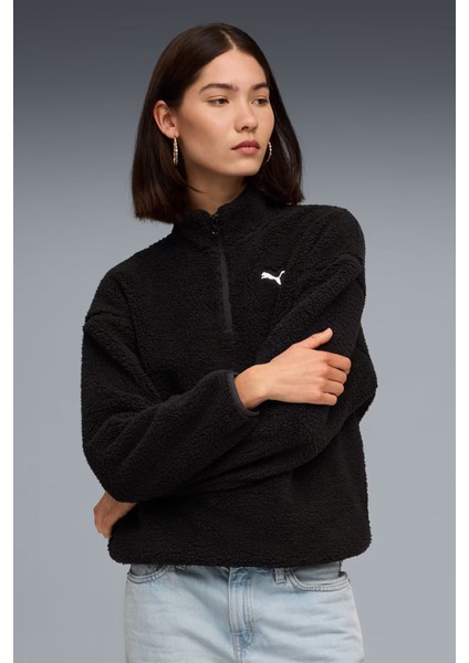 Ess Elevated Half-Zip Kadın Sweatshirt